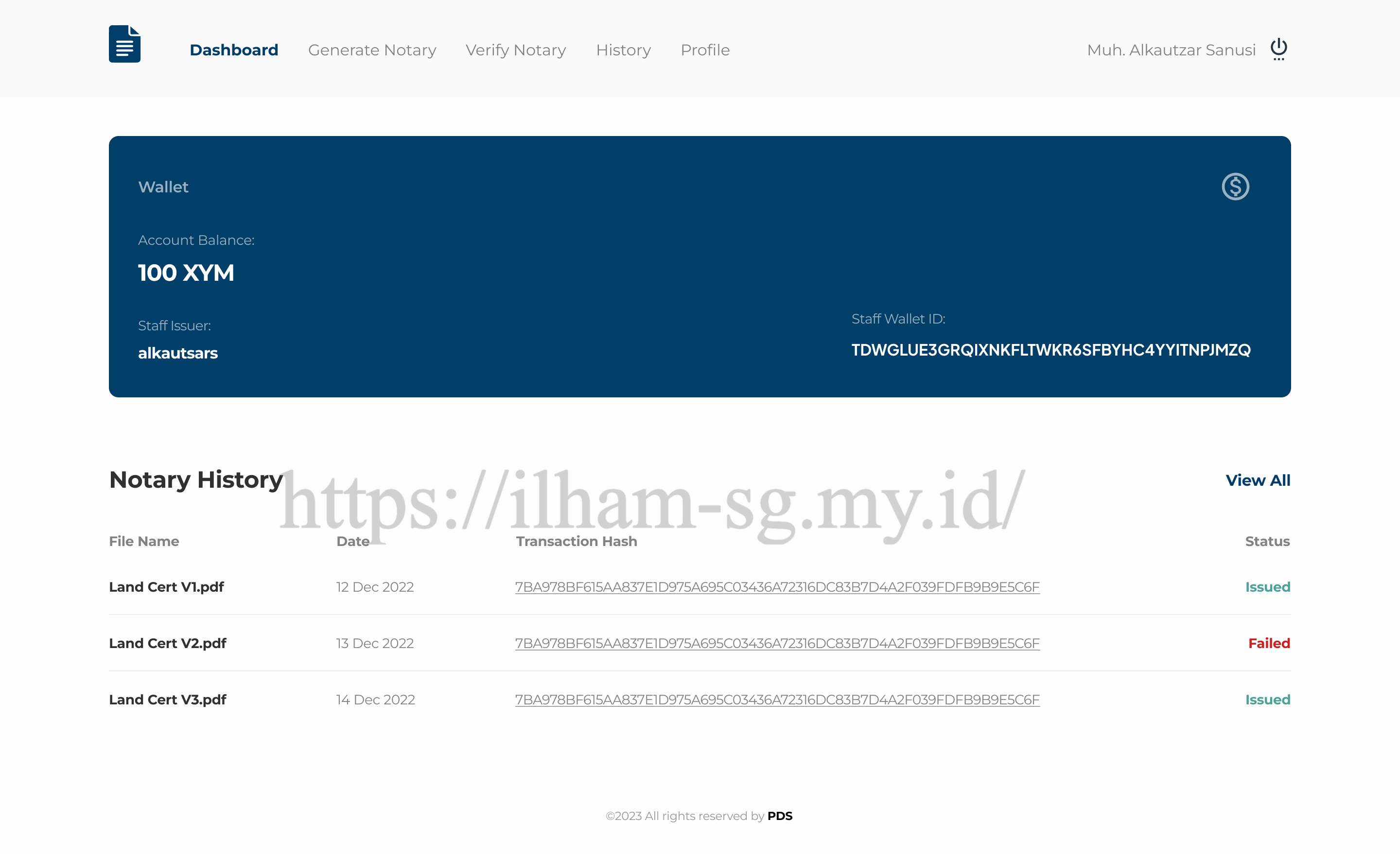 Digital Certificate